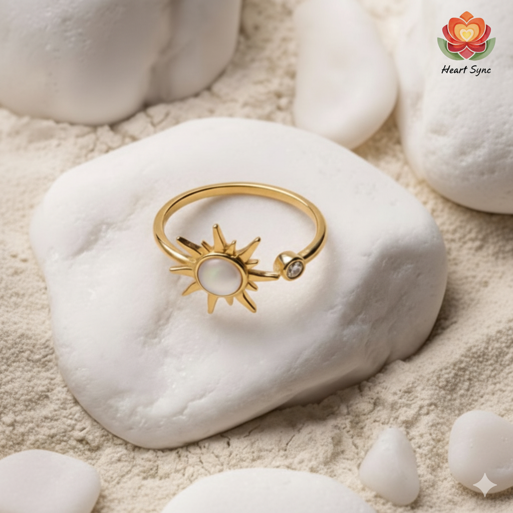 Opal Spinner Relief Ring