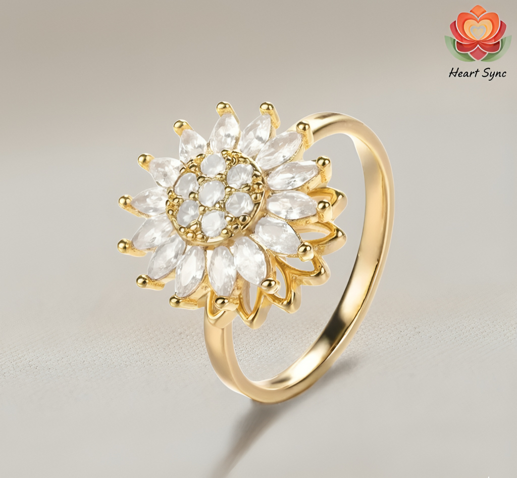 Petal Spinner Relief Ring